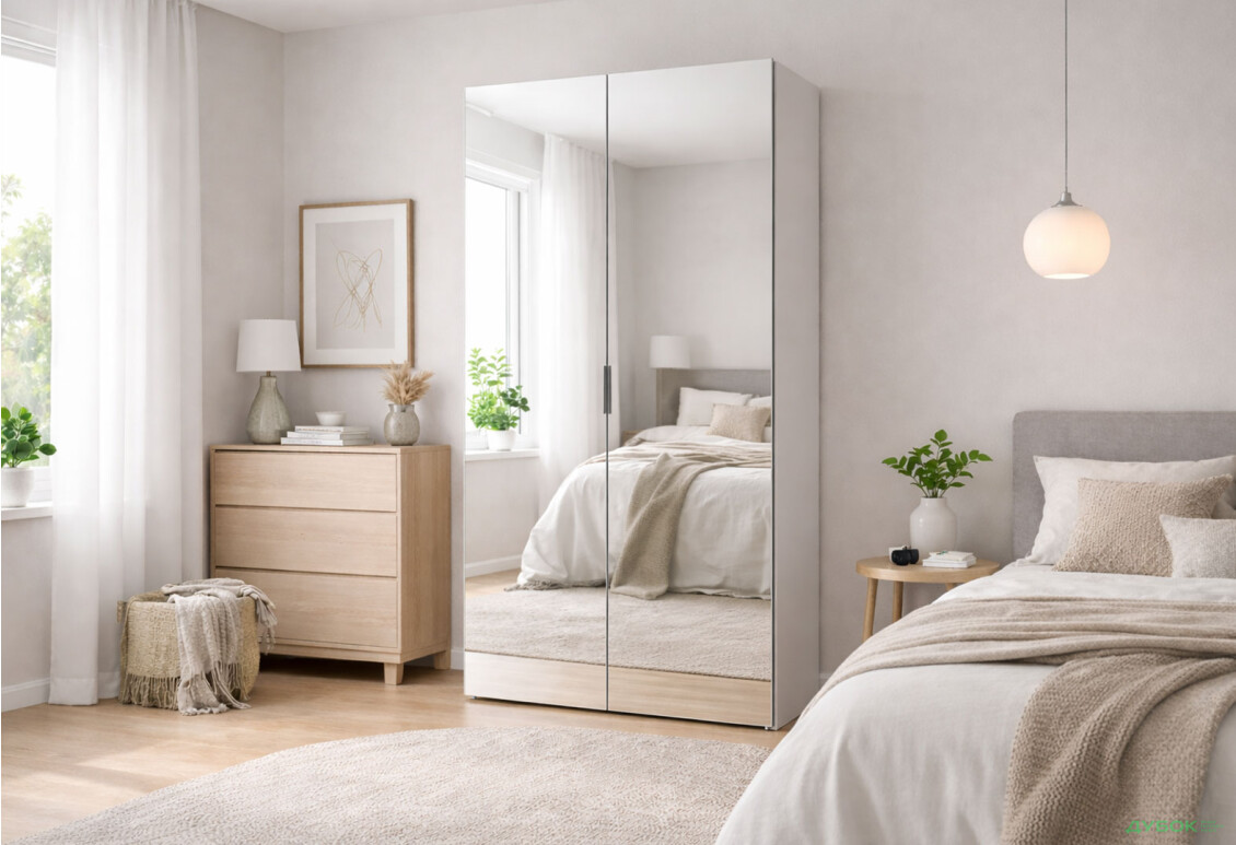 Изображение 2 - Шкаф Вип-Мастер Модус с зеркалом 100 см, белый