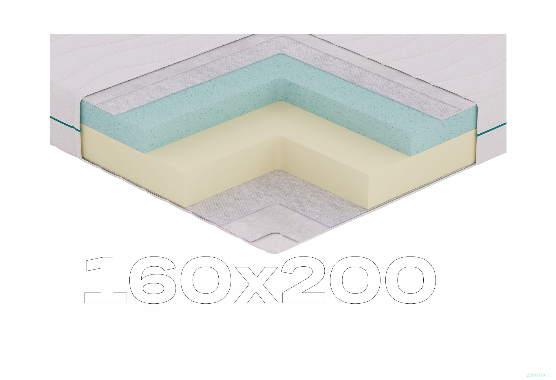 Зображення 1 - Матрац MemoBreeze / Мемобріз 160х200 Sleep Zone