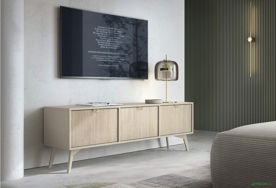 Тумба під ТВ Perfect Home Форест / Forest RTV158 158 см, беж пісочний / ялиця сканді - Зображення 4 Зображення 4 - Тумба під ТВ Perfect Home Форест / Forest RTV158 158 см, беж пісочний / ялиця сканді