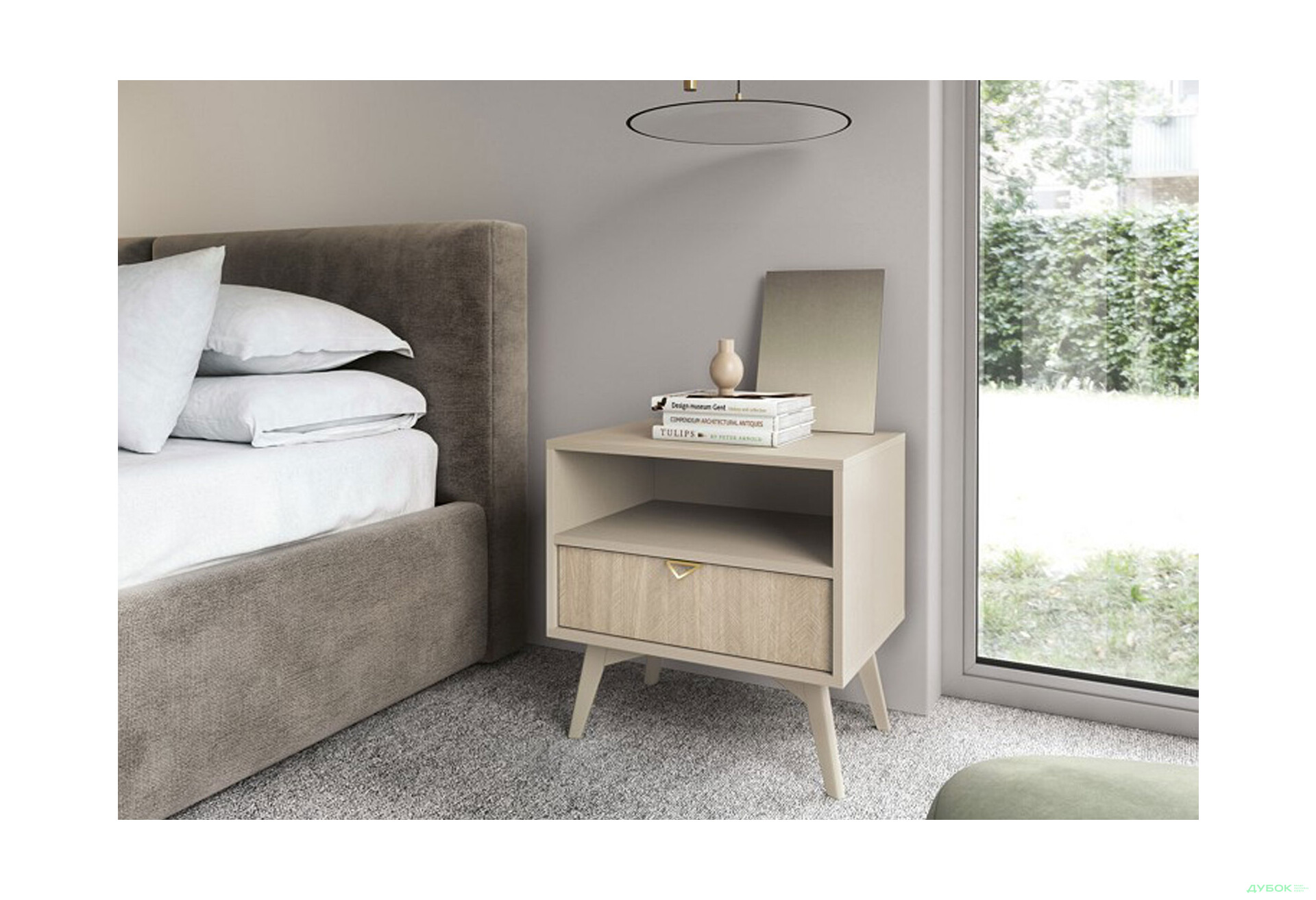 Тумба приліжкова Perfect Home Форест / Forest S54 53 см, беж пісочний / ялиця сканді - Зображення 4 Зображення 4 - Тумба приліжкова Perfect Home Форест / Forest S54 53 см, беж пісочний / ялиця сканді