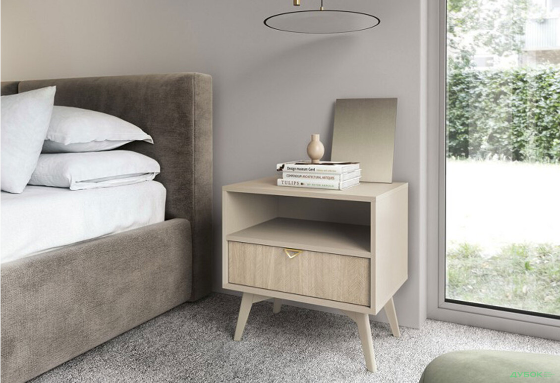 Тумба приліжкова Perfect Home Форест / Forest S54 53 см, беж пісочний / ялиця сканді - Зображення 4 Зображення 4 - Тумба приліжкова Perfect Home Форест / Forest S54 53 см, беж пісочний / ялиця сканді