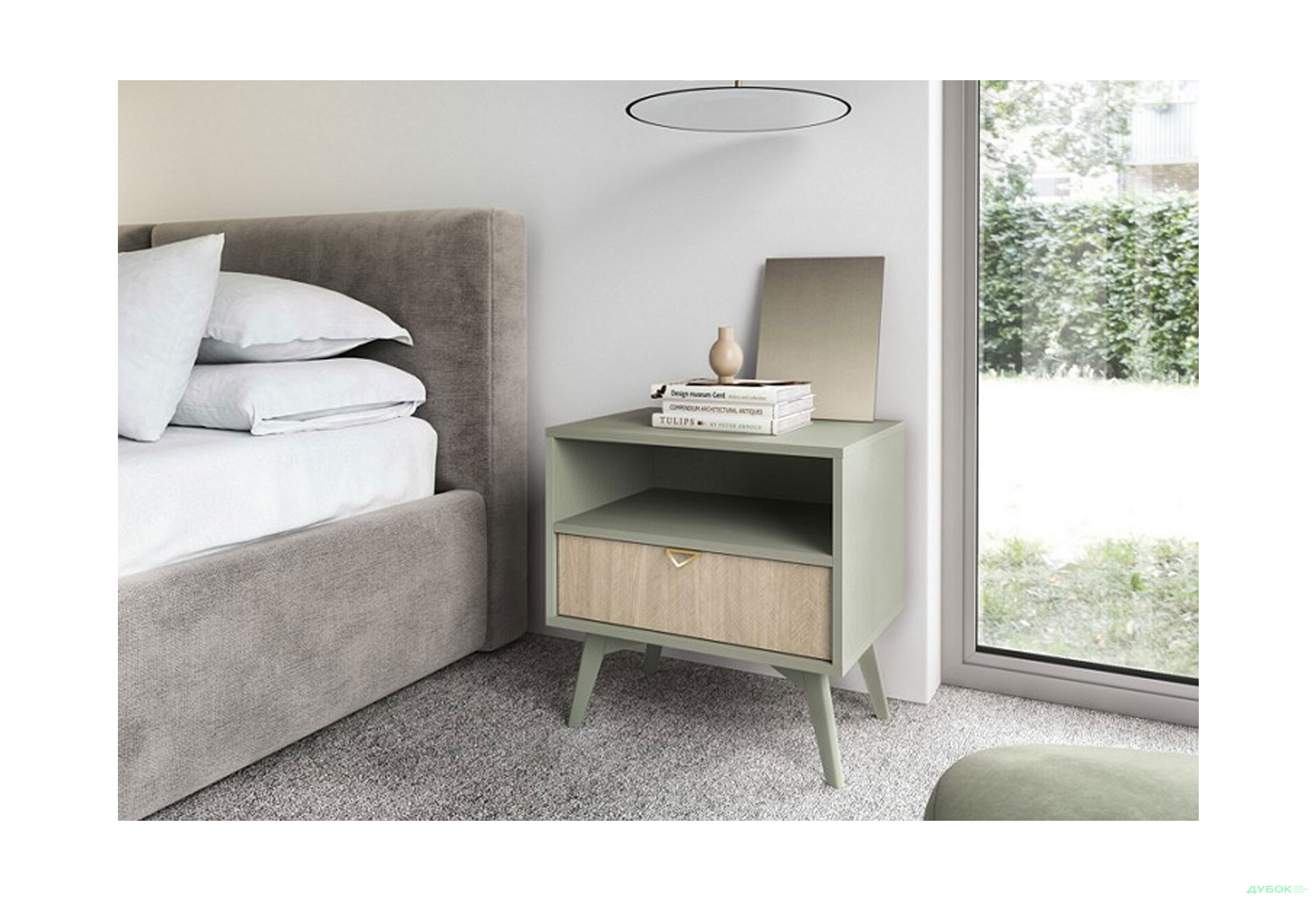 Тумба приліжкова Perfect Home Форест / Forest S54 53 см, евкаліпт / ялиця сканді - Зображення 4 Зображення 4 - Тумба приліжкова Perfect Home Форест / Forest S54 53 см, евкаліпт / ялиця сканді