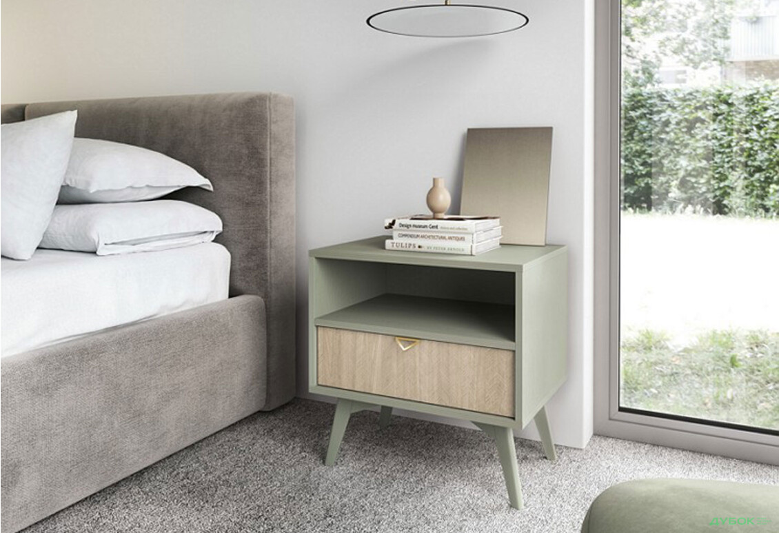 Тумба приліжкова Perfect Home Форест / Forest S54 53 см, евкаліпт / ялиця сканді - Зображення 4 Зображення 4 - Тумба приліжкова Perfect Home Форест / Forest S54 53 см, евкаліпт / ялиця сканді