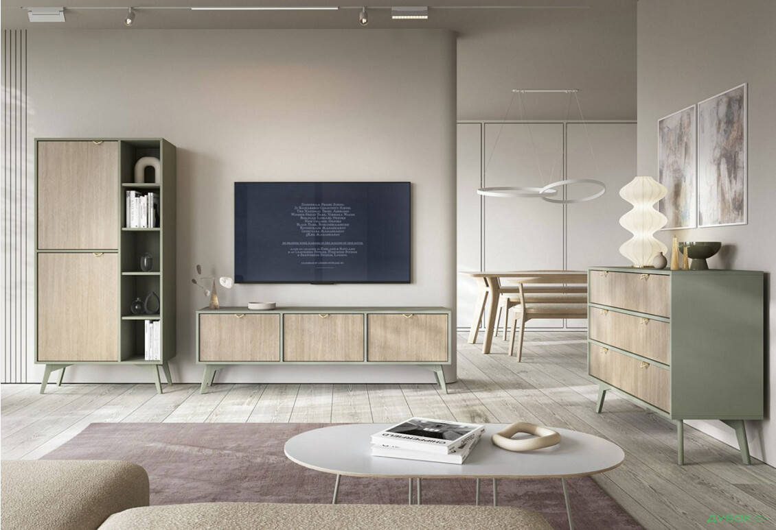 Вітальня Perfect Home Форест / Forest, евкаліпт / ялиця сканді - Зображення 1 Зображення 1 - Вітальня Perfect Home Форест / Forest, евкаліпт / ялиця сканді