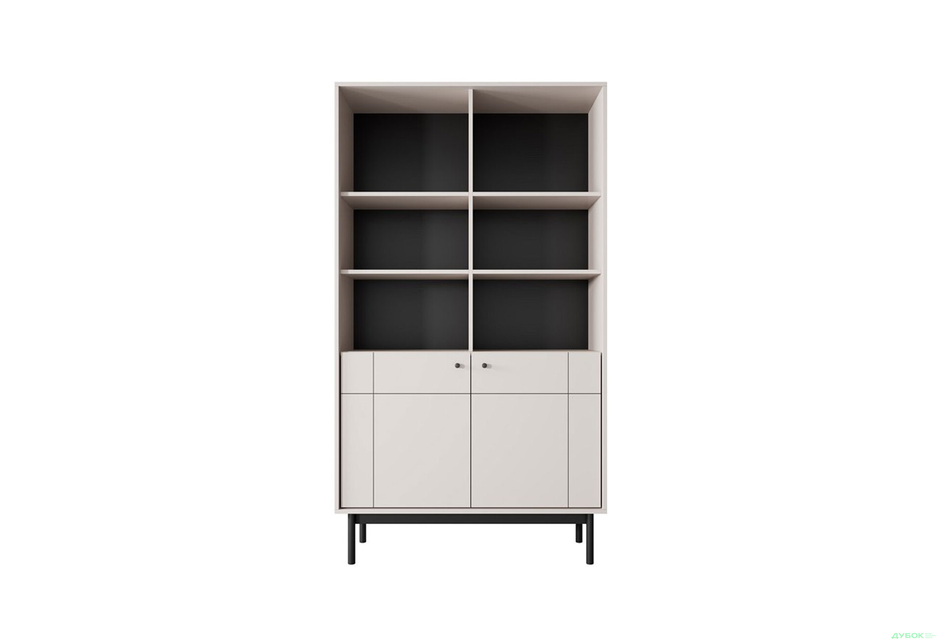 Изображение 3 - Шкаф-стеллаж комбинированный Perfect Home Джапанди / Japandi R104 103 см, кашемир