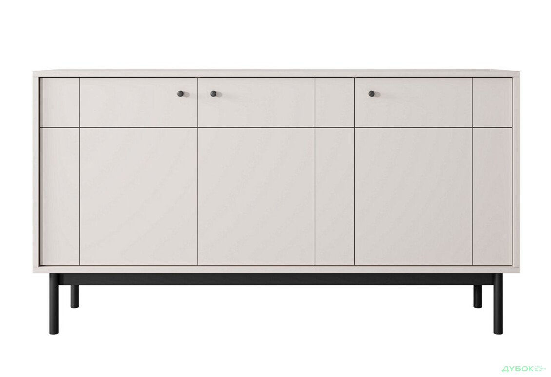 Комод Perfect Home Джапанді / Japandi K154 153 см, кашемір - Зображення 3 Зображення 3 - Комод Perfect Home Джапанді / Japandi K154 153 см, кашемір