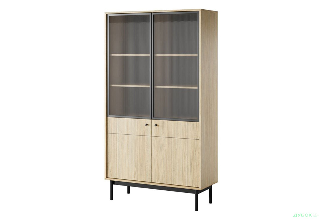 Вітрина Perfect Home Джапанді / Japandi 103 см, дуб лінеа - Зображення 1 Зображення 1 - Вітрина Perfect Home Джапанді / Japandi 103 см, дуб лінеа