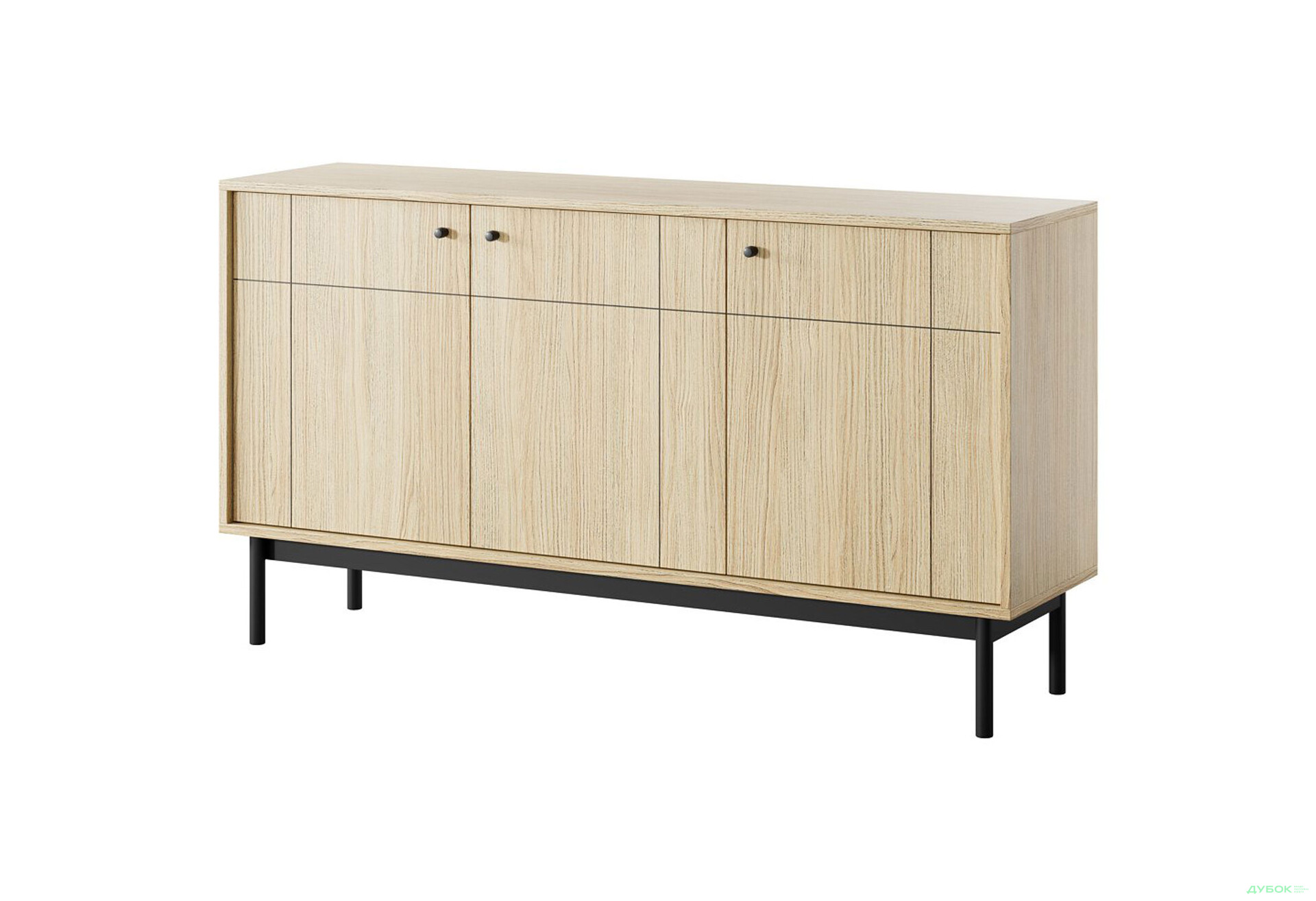 Комод Perfect Home Джапанді / Japandi K154 153 см, дуб лінеа - Зображення 1 Зображення 1 - Комод Perfect Home Джапанді / Japandi K154 153 см, дуб лінеа