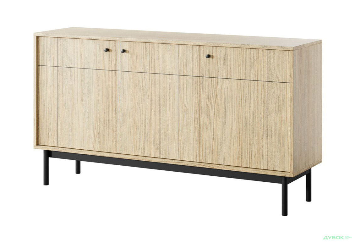 Комод Perfect Home Джапанді / Japandi K154 153 см, дуб лінеа - Зображення 1 Зображення 1 - Комод Perfect Home Джапанді / Japandi K154 153 см, дуб лінеа