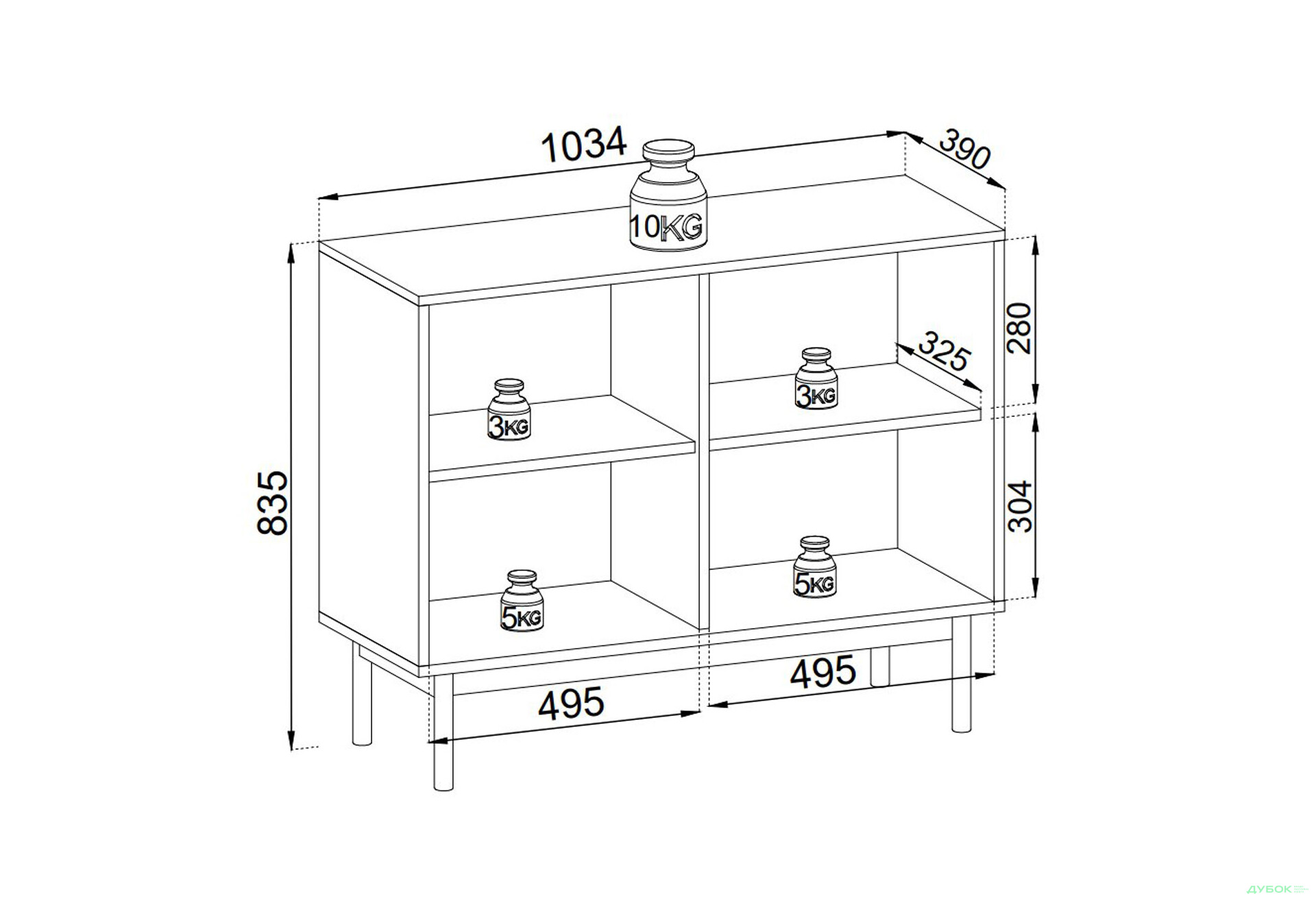 Комод Perfect Home Джапанді / Japandi K104 103 см, дуб лінеа - Зображення 6 Зображення 6 - Комод Perfect Home Джапанді / Japandi K104 103 см, дуб лінеа