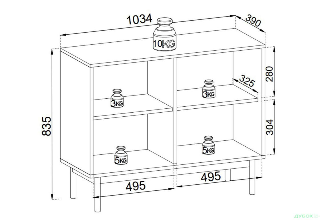 Комод Perfect Home Джапанді / Japandi K104 103 см, дуб лінеа - Зображення 6 Зображення 6 - Комод Perfect Home Джапанді / Japandi K104 103 см, дуб лінеа