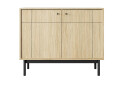 Комод Perfect Home Джапанді / Japandi K104 103 см, дуб лінеа - Зображення 3 Зображення 3 - Комод Perfect Home Джапанді / Japandi K104 103 см, дуб лінеа