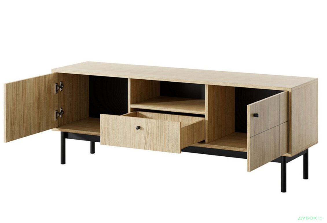 Тумба під ТВ Perfect Home Джапанді / Japandi RTV154 153 см, дуб лінеа - Зображення 2 Зображення 2 - Тумба під ТВ Perfect Home Джапанді / Japandi RTV154 153 см, дуб лінеа