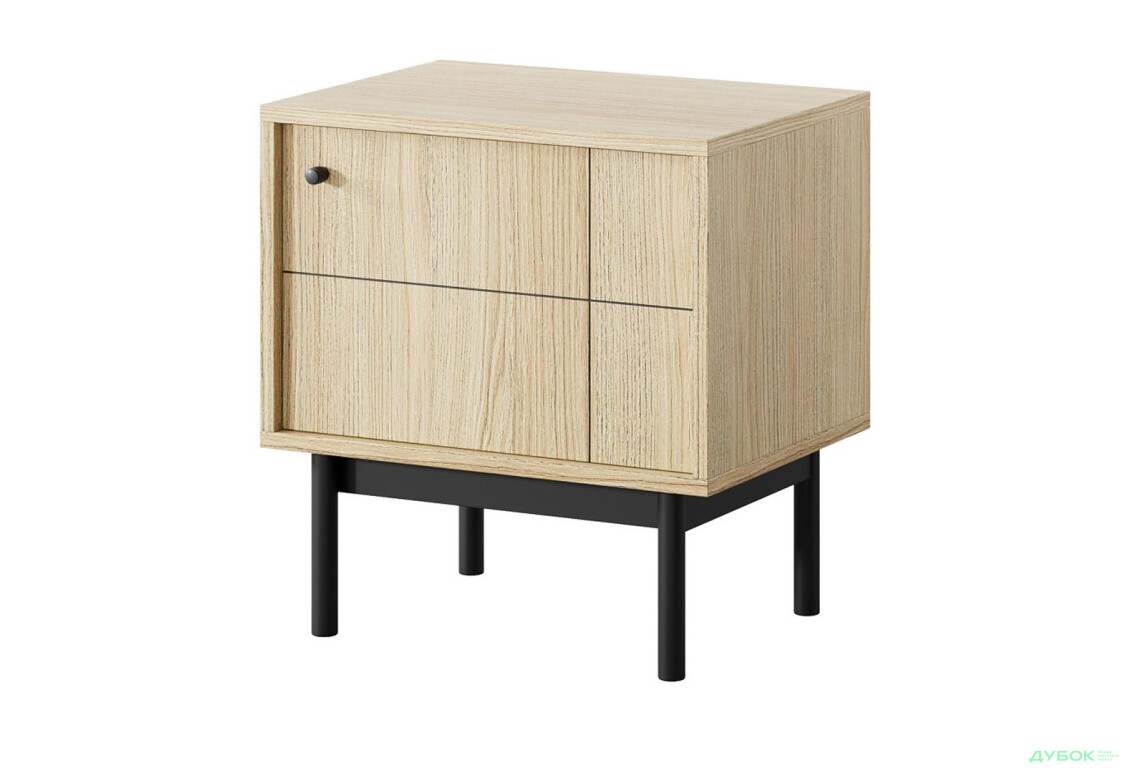 Тумба приліжкова Perfect Home Джапанді / Japandi S54 54 см, дуб лінеа - Зображення 1 Зображення 1 - Тумба приліжкова Perfect Home Джапанді / Japandi S54 54 см, дуб лінеа