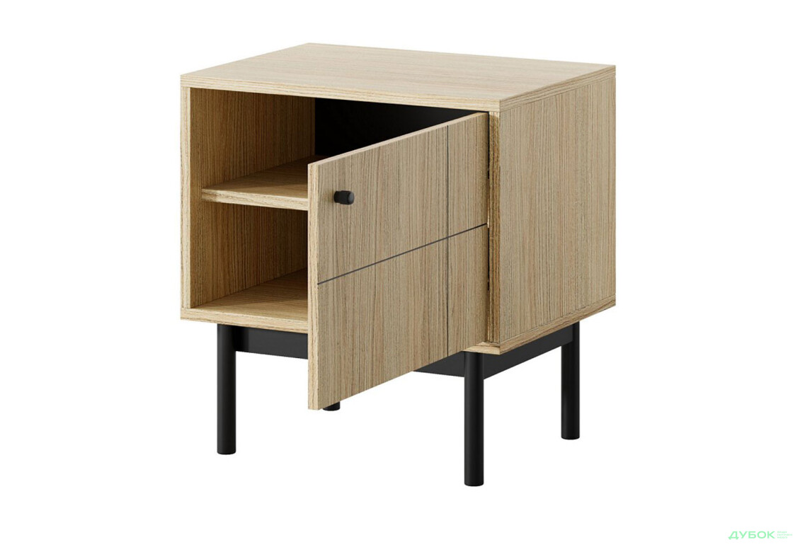 Тумба приліжкова Perfect Home Джапанді / Japandi S54 54 см, дуб лінеа - Зображення 2 Зображення 2 - Тумба приліжкова Perfect Home Джапанді / Japandi S54 54 см, дуб лінеа