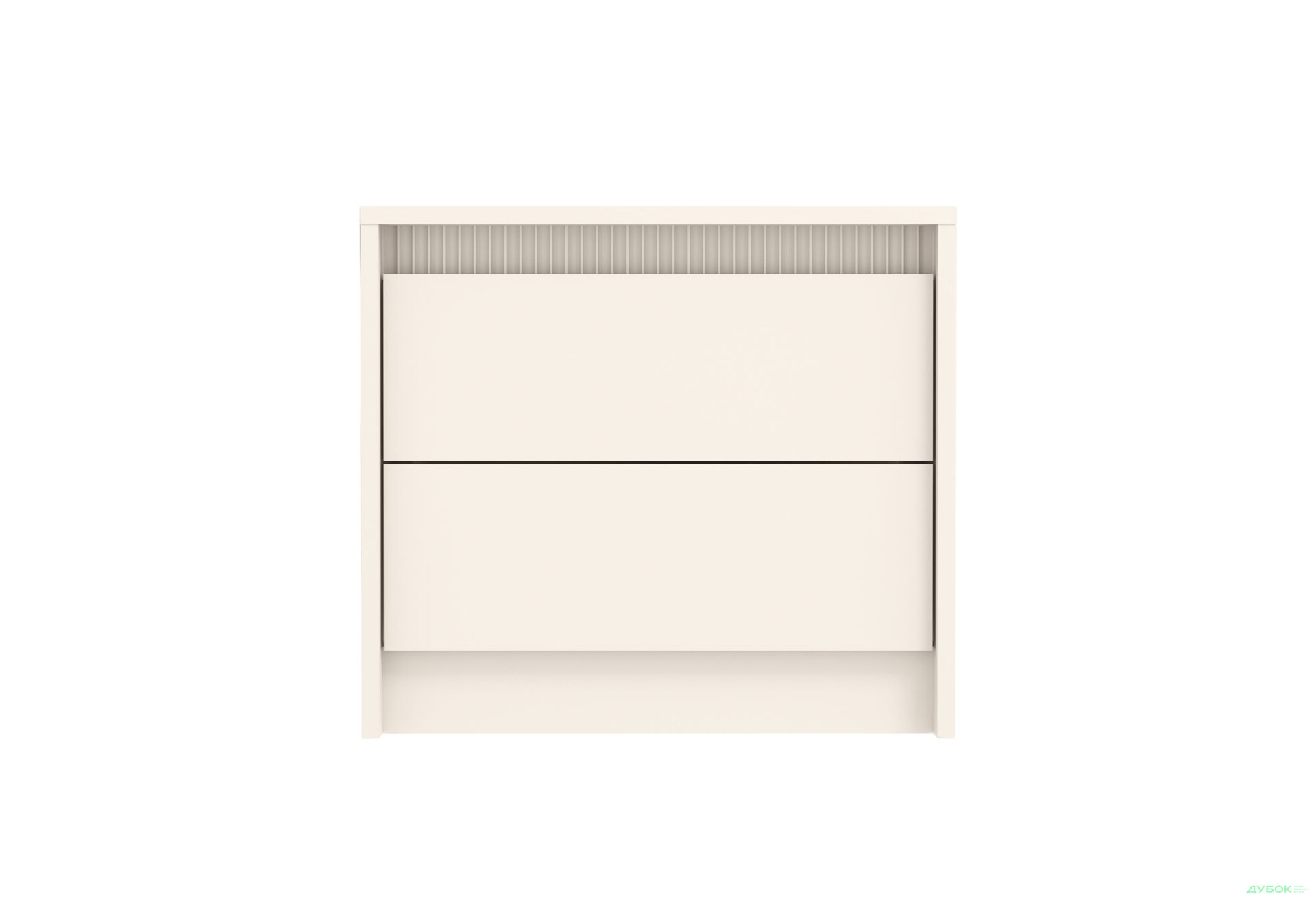 Тумба прикроватная Гербор Монако с 2 ящиками 54 см, кашемир - Изображение 1 Изображение 1 - Тумба прикроватная Гербор Монако с 2 ящиками 54 см, кашемир