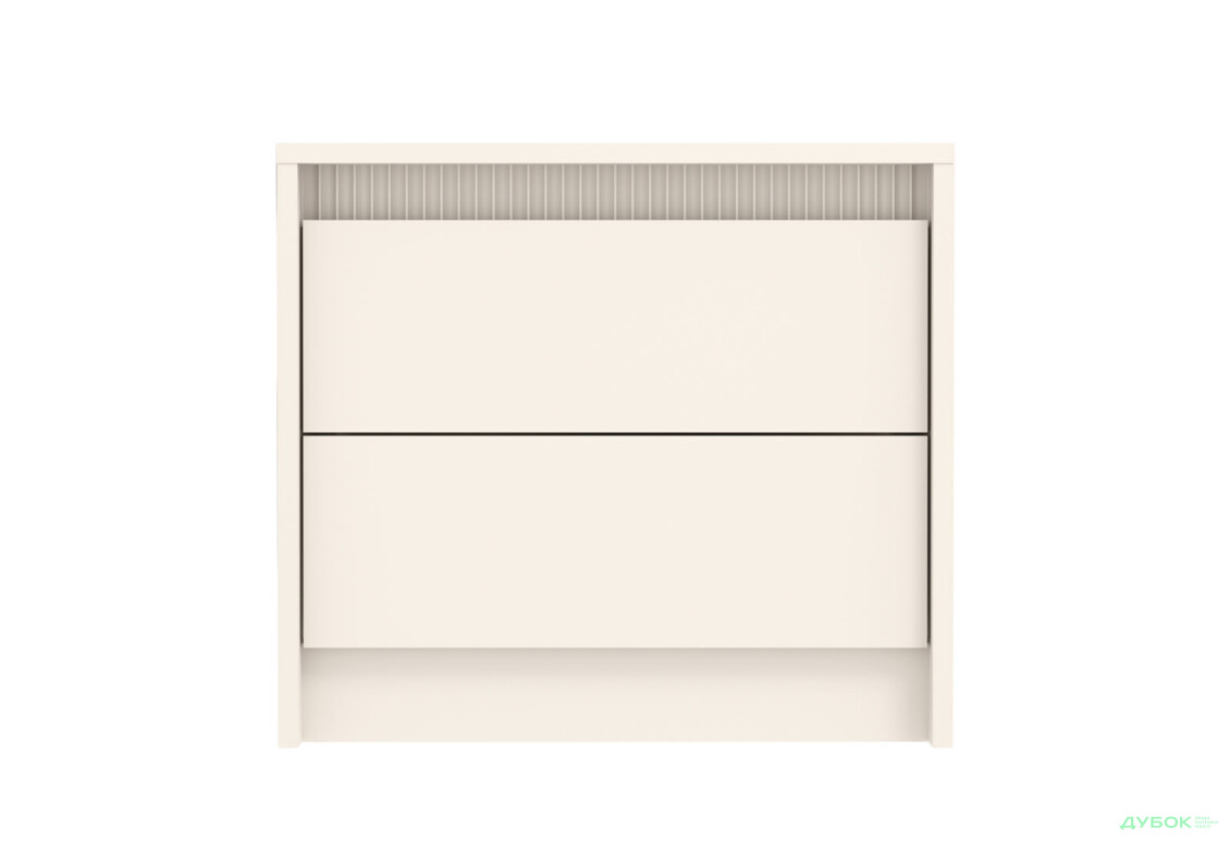 Тумба прикроватная Гербор Монако с 2 ящиками 54 см, кашемир - Изображение 1 Изображение 1 - Тумба прикроватная Гербор Монако с 2 ящиками 54 см, кашемир