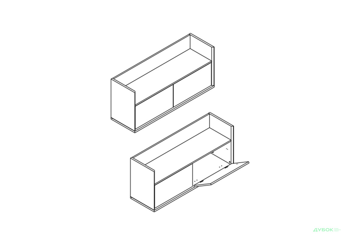Тумба для обуви Дели КОМ2К, дуб артизан Gerbor холдинг - Изображение 4 Изображение 4 - Тумба для обуви Дели КОМ2К, дуб артизан Gerbor холдинг