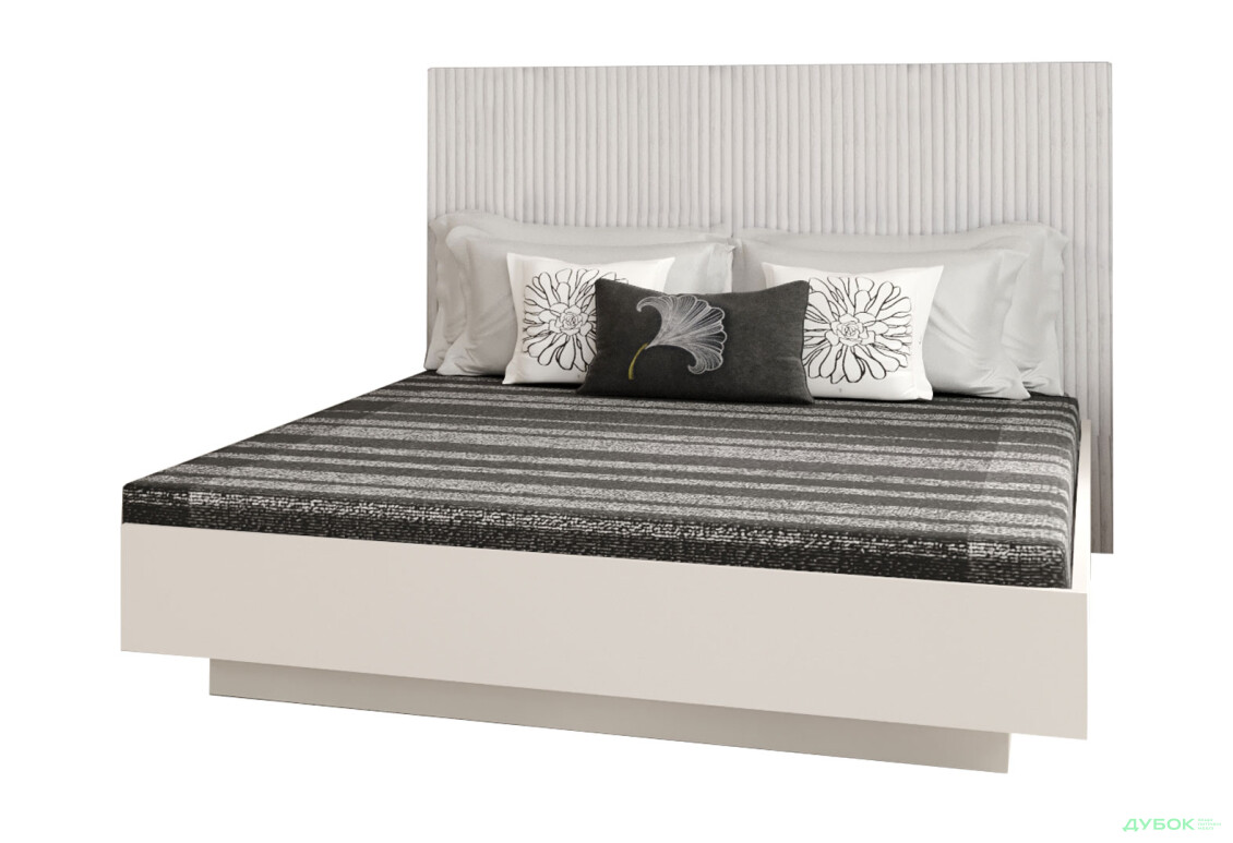 Ліжко Гербор Монако (без вкладу) з підйомним механізмом 160х200 см, кашемір - Зображення 1 Зображення 1 - Ліжко Гербор Монако (без вкладу) з підйомним механізмом 160х200 см, кашемір