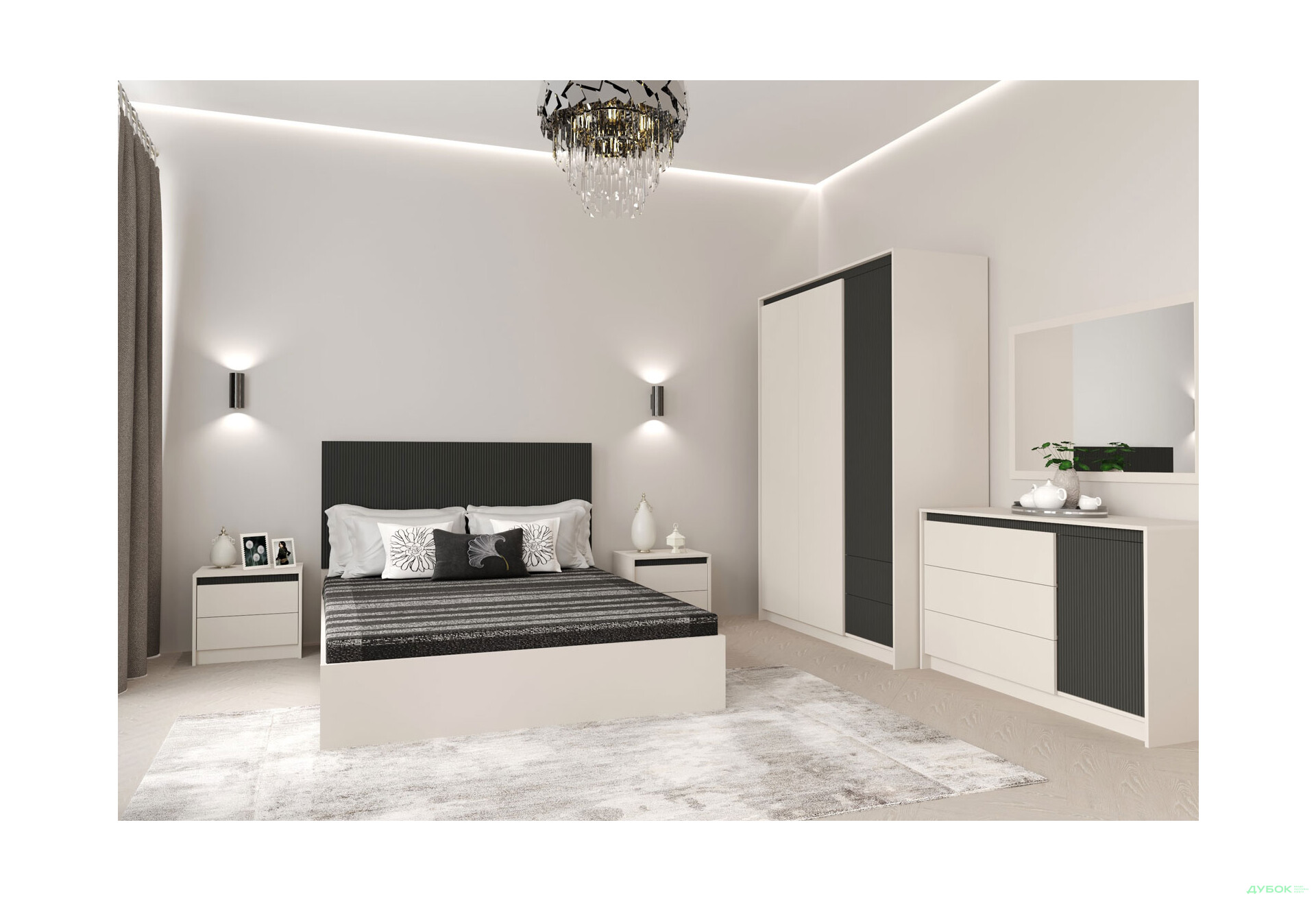 Кровать Гербор Монако (без вклада) 160х200 см, кашемир / элегантный серый софттач - Изображение 3 Изображение 3 - Кровать Гербор Монако (без вклада) 160х200 см, кашемир / элегантный серый софттач