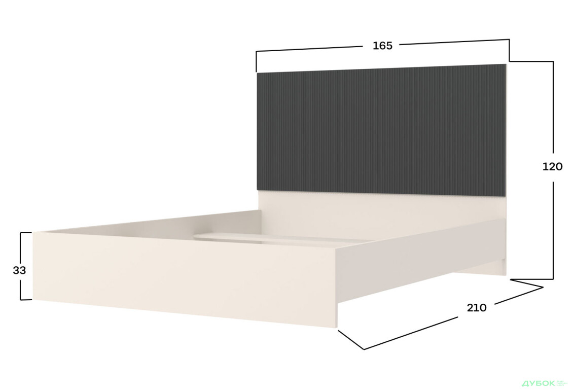 Кровать Гербор Монако (без вклада) 160х200 см, кашемир / элегантный серый софттач - Изображение 5 Изображение 5 - Кровать Гербор Монако (без вклада) 160х200 см, кашемир / элегантный серый софттач