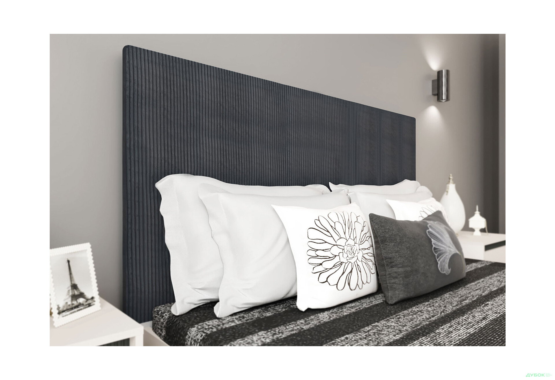 Ліжко Гербор Монако (без вкладу) з підйомним механізмом 160х200 см, кашемір / елегантний сірий софттач - Зображення 3 Зображення 3 - Ліжко Гербор Монако (без вкладу) з підйомним механізмом 160х200 см, кашемір / елегантний сірий софттач