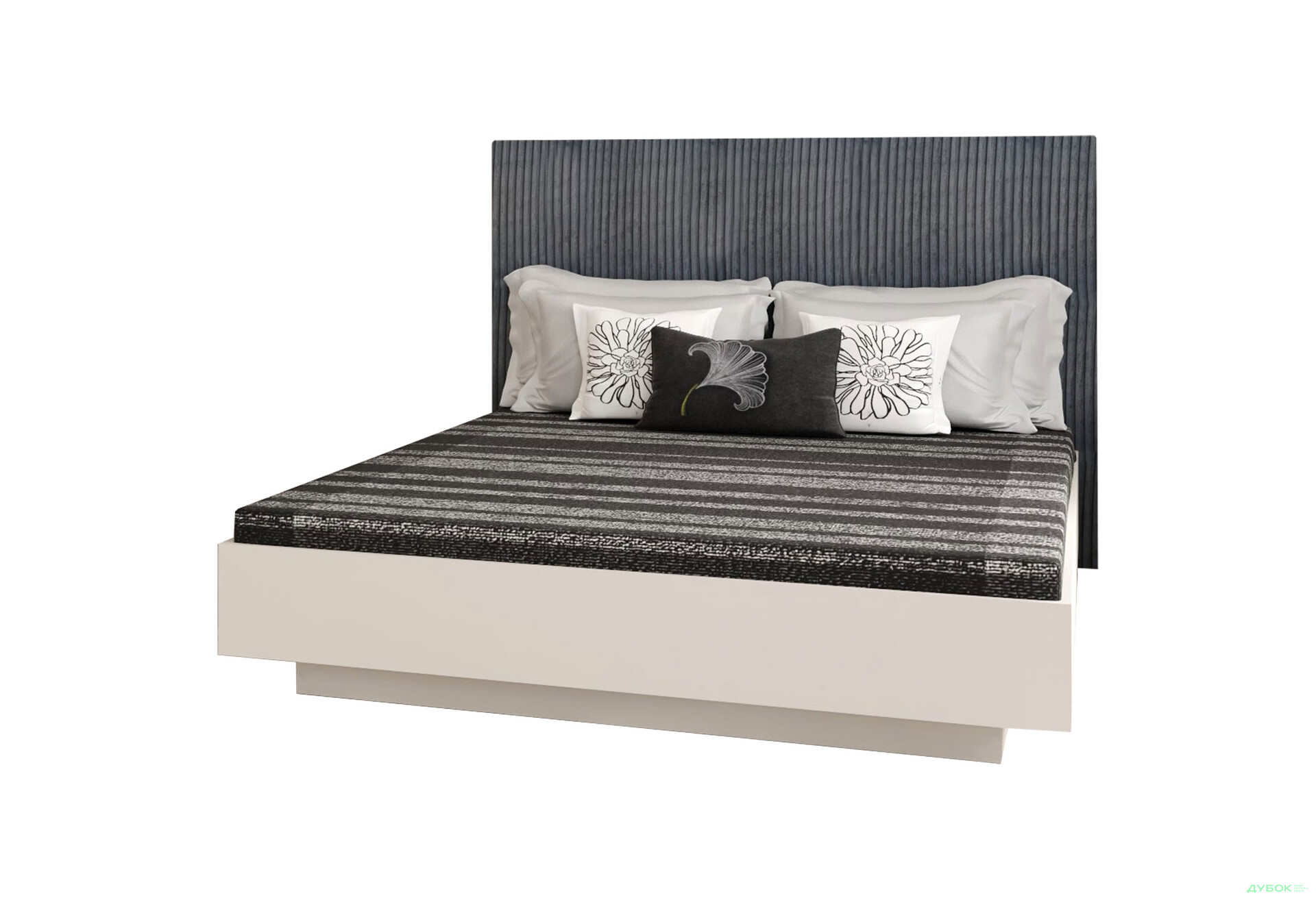Ліжко Гербор Монако (без вкладу) з підйомним механізмом 160х200 см, кашемір / елегантний сірий софттач - Зображення 1 Зображення 1 - Ліжко Гербор Монако (без вкладу) з підйомним механізмом 160х200 см, кашемір / елегантний сірий софттач