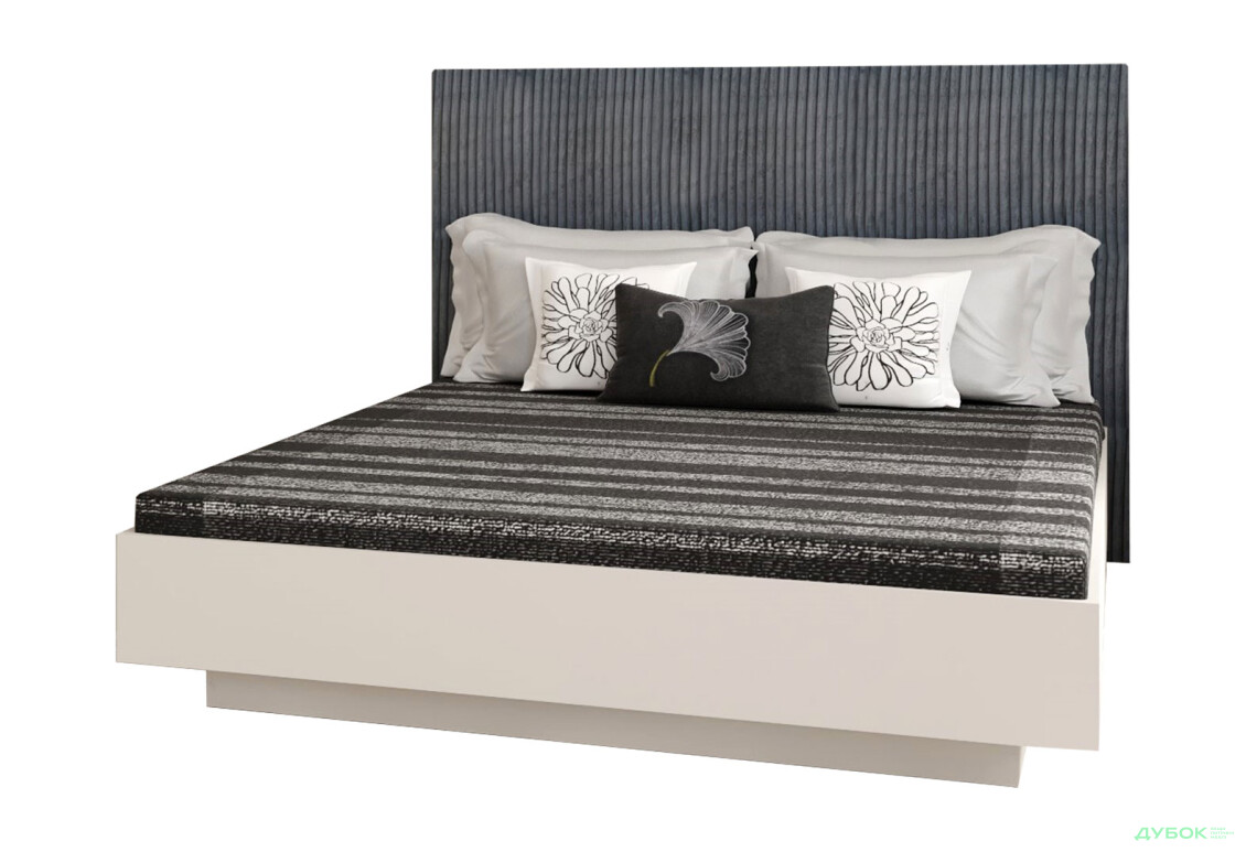 Ліжко Гербор Монако (без вкладу) з підйомним механізмом 160х200 см, кашемір / елегантний сірий софттач - Зображення 1 Зображення 1 - Ліжко Гербор Монако (без вкладу) з підйомним механізмом 160х200 см, кашемір / елегантний сірий софттач