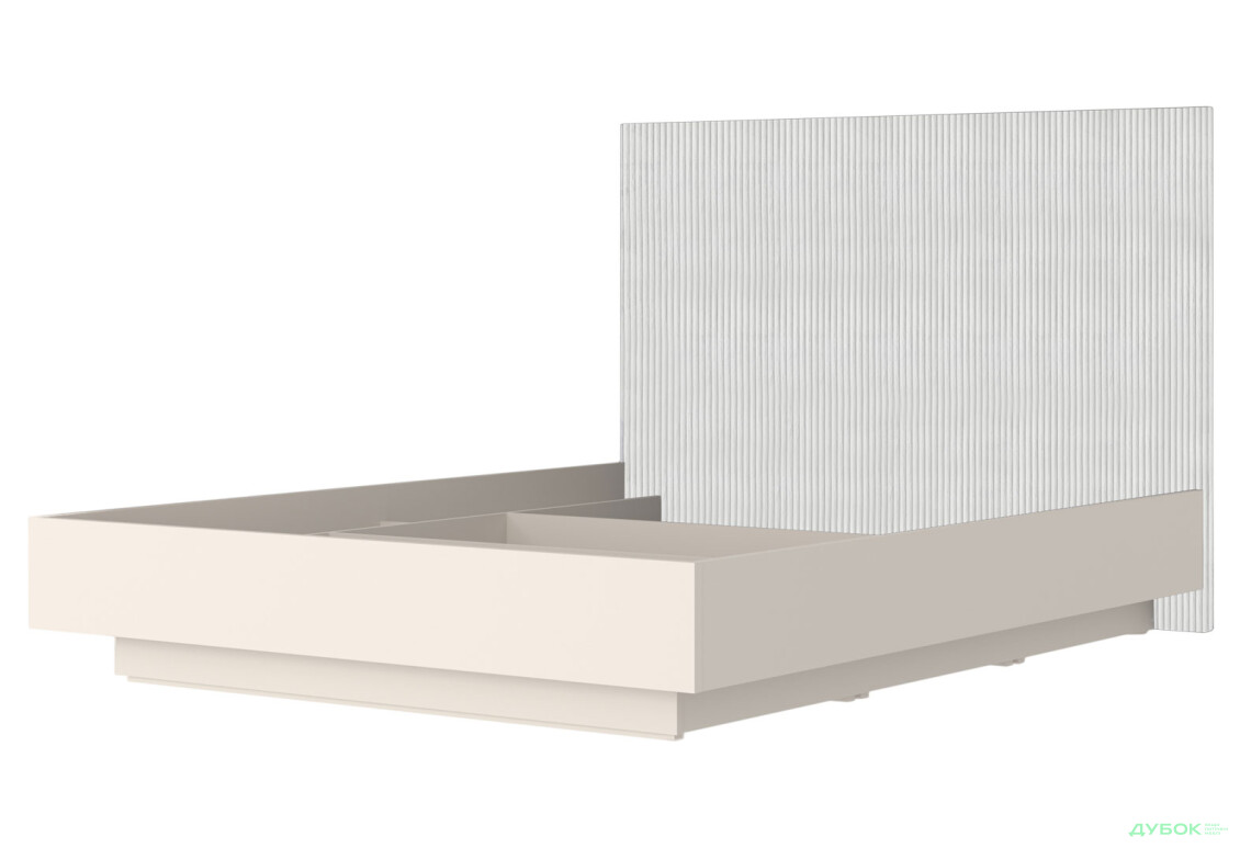 Спальня Гербор Монако з шафою 3-дверною та ліжком 160х200 см, кашемір - Зображення 3 Зображення 3 - Спальня Гербор Монако з шафою 3-дверною та ліжком 160х200 см, кашемір