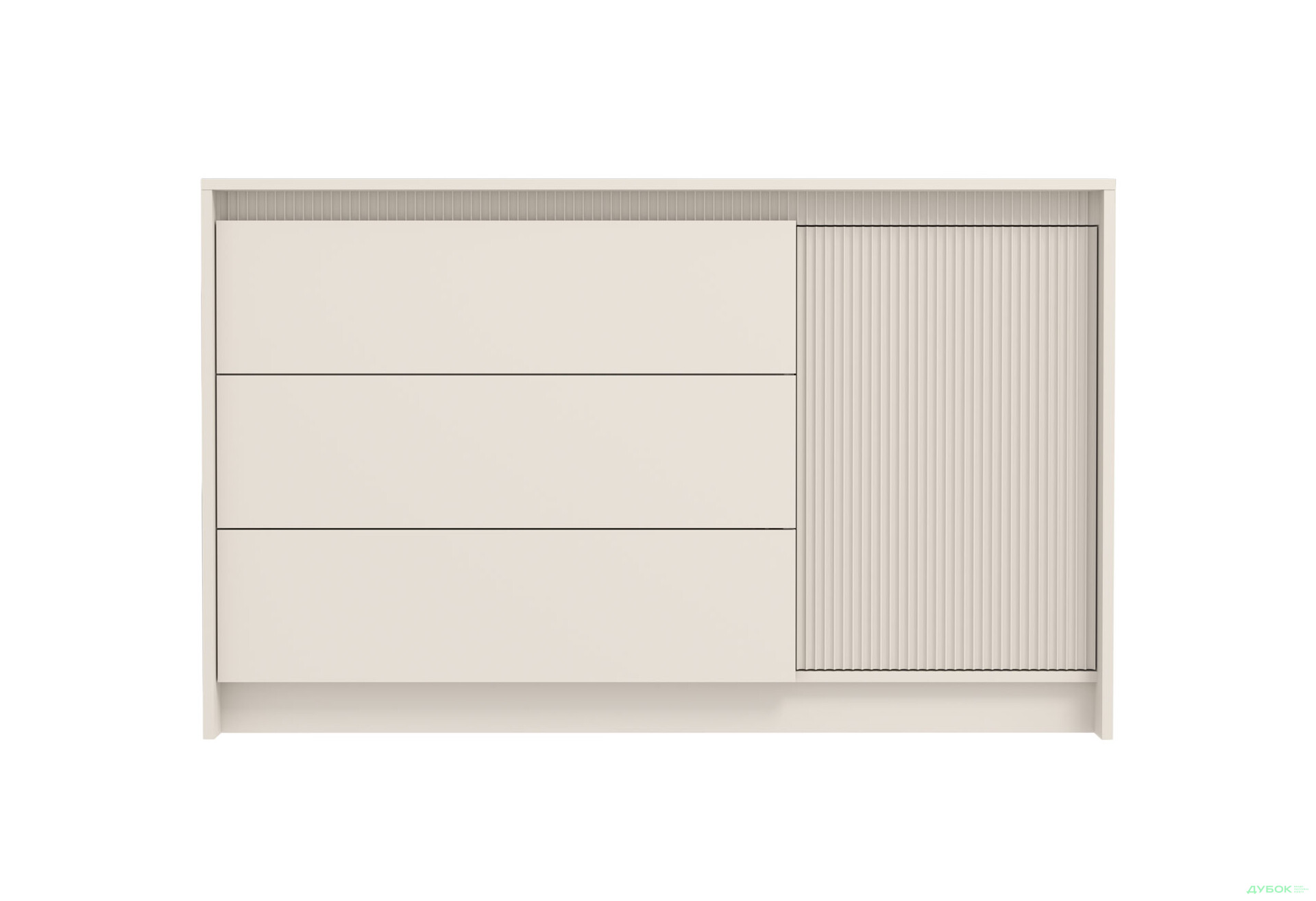 Спальня Гербор Монако з шафою 3-дверною та ліжком 160х200 см, кашемір - Зображення 4 Зображення 4 - Спальня Гербор Монако з шафою 3-дверною та ліжком 160х200 см, кашемір