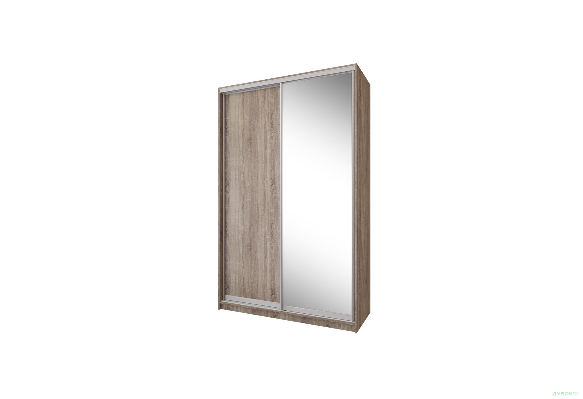 Зображення 1 - Шафа-купе MebelStar 2-дверна 1500х2100х600 із дзеркалом