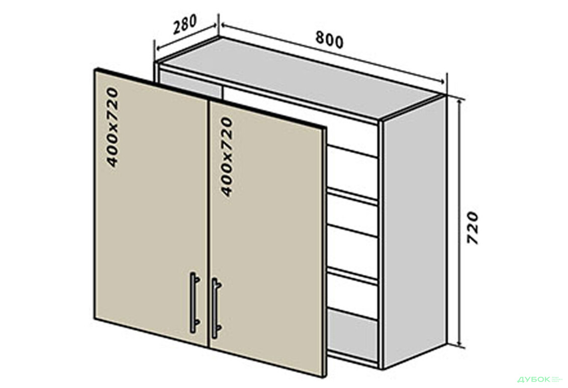 В8 Тумба 2Д 80 Соната / Sonata VIP-master - Зображення 1 Зображення 1 - В8 Тумба 2Д 80 Соната / Sonata VIP-master