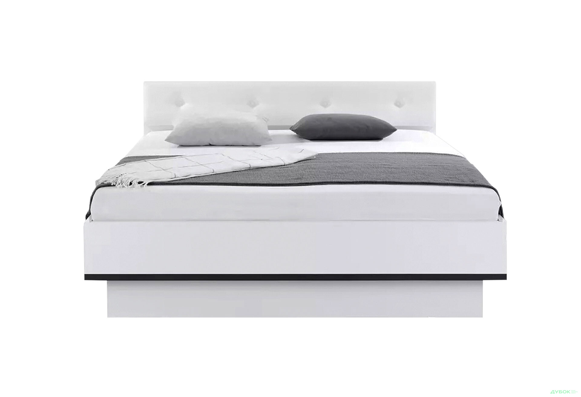 Кровать-подиум МироМарк Лука / Lucca 180x200, Белый глянец / Мат антрацит - Изображение 3 Изображение 3 - Кровать-подиум МироМарк Лука / Lucca 180x200, Белый глянец / Мат антрацит