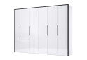 Шафа MiroMark Лука / Lucca 6-дверна 299 см, білий глянець / мат антрацит - Зображення 1 Зображення 1 - Шафа MiroMark Лука / Lucca 6-дверна 299 см, білий глянець / мат антрацит