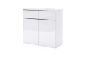 Комод MiroMark Лука / Lucca з дверцятами та 2 шухлядами 90 см, білий глянець - Зображення 1 Зображення 1 - Комод MiroMark Лука / Lucca з дверцятами та 2 шухлядами 90 см, білий глянець