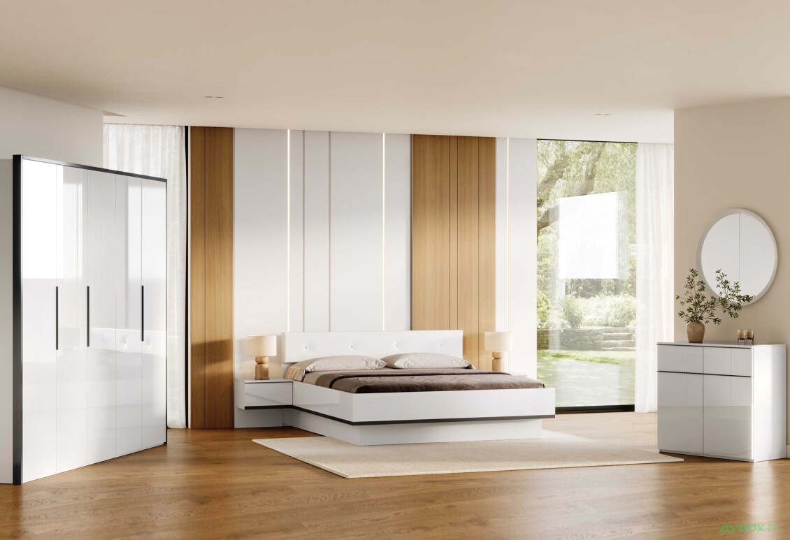 Спальня Лука / Lucca 5Д MiroMark - Зображення 1 Зображення 1 - Спальня Лука / Lucca 5Д MiroMark