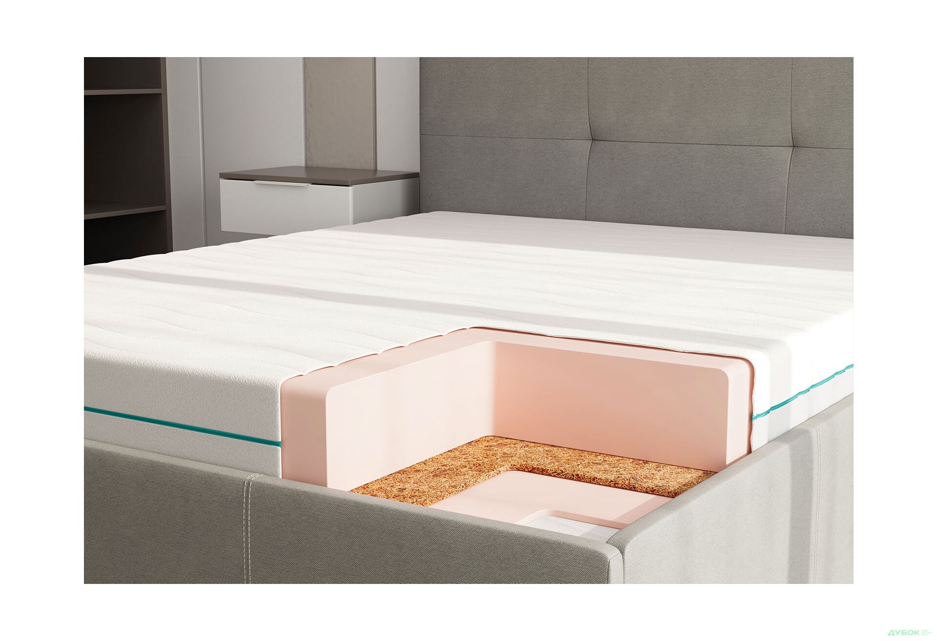 Матрац VitalCo / ВайталКо 90х200 Sleep Zone - Зображення 2 Зображення 2 - Матрац VitalCo / ВайталКо 90х200 Sleep Zone