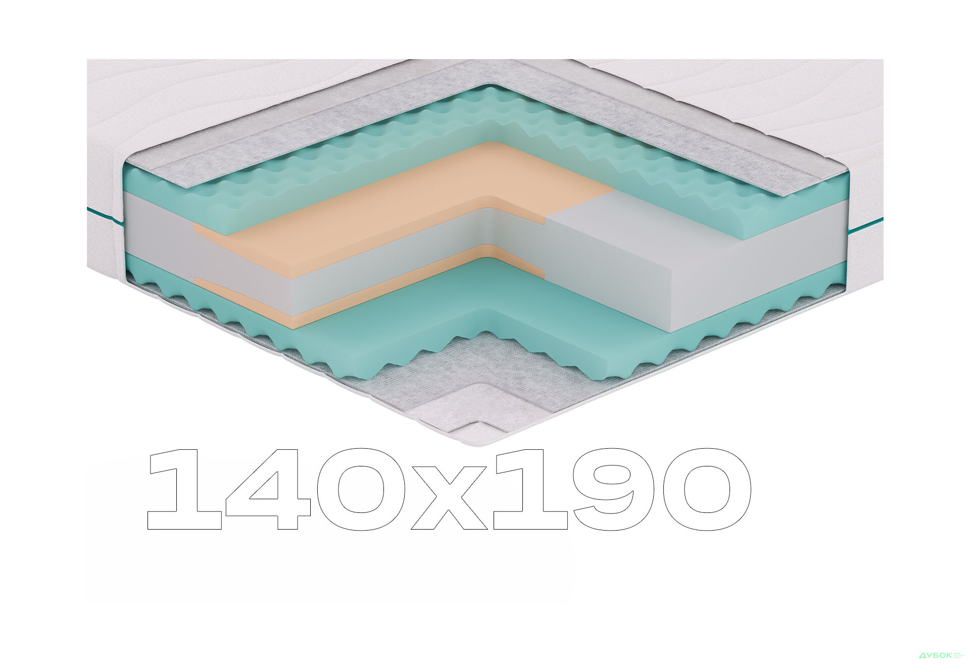 Матрац Mint Touch / Мінт тач 140х190 Sleep Zone - Зображення 1 Зображення 1 - Матрац Mint Touch / Мінт тач 140х190 Sleep Zone