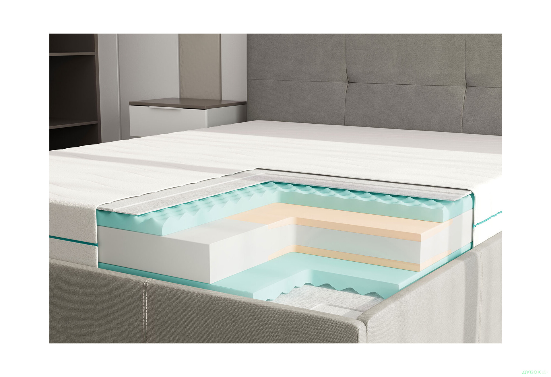 Матрац Mint Touch / Мінт тач 120х200 Sleep Zone - Зображення 2 Зображення 2 - Матрац Mint Touch / Мінт тач 120х200 Sleep Zone