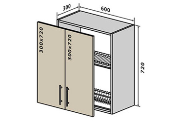 В7 Сушка 2Д 60 Соната Люкс / Sonata Luxe VIP-master