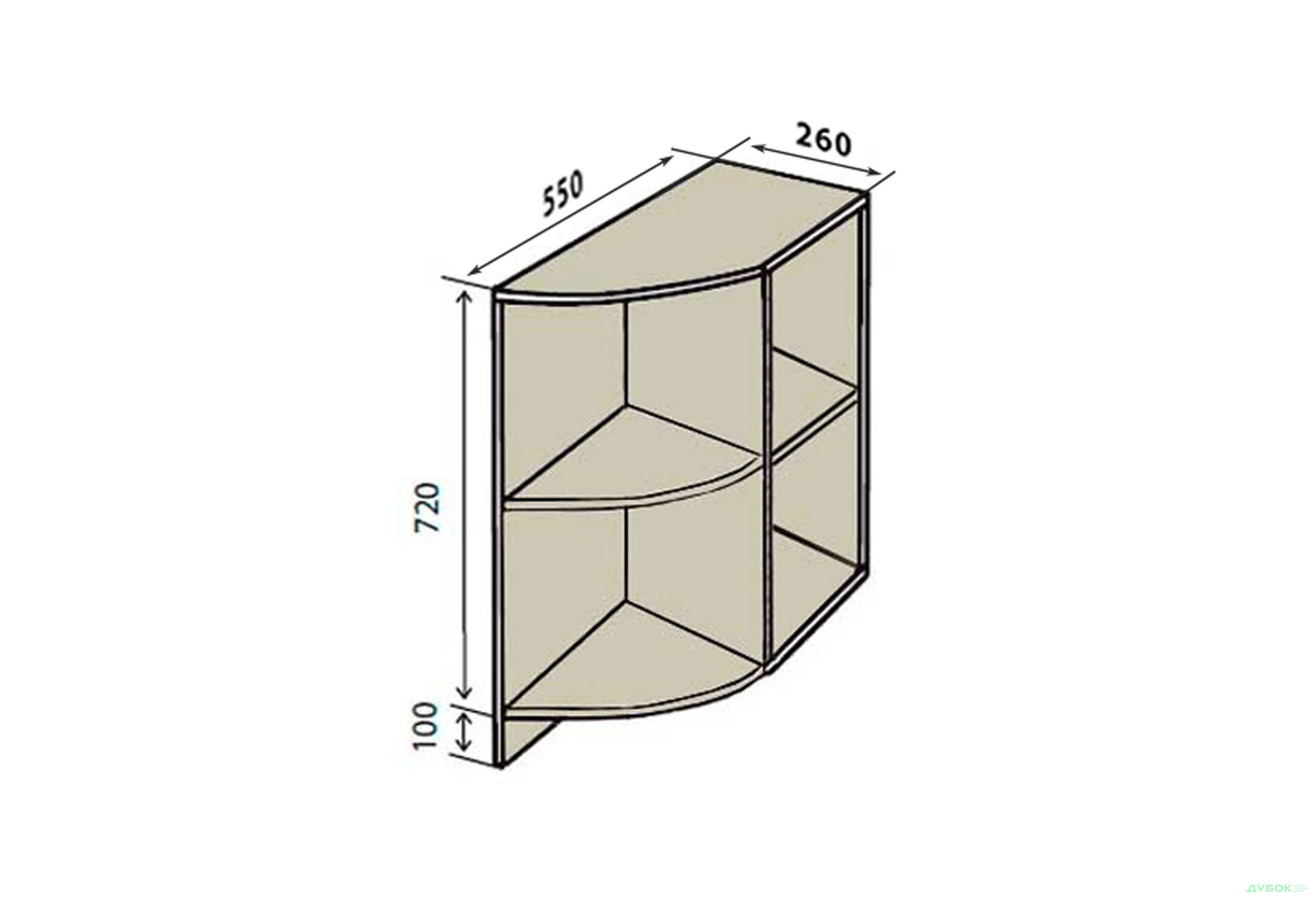 Н37R Полиці кутові Соната Люкс / Sonata Luxe VIP-master - Зображення 1 Зображення 1 - Н37R Полиці кутові Соната Люкс / Sonata Luxe VIP-master