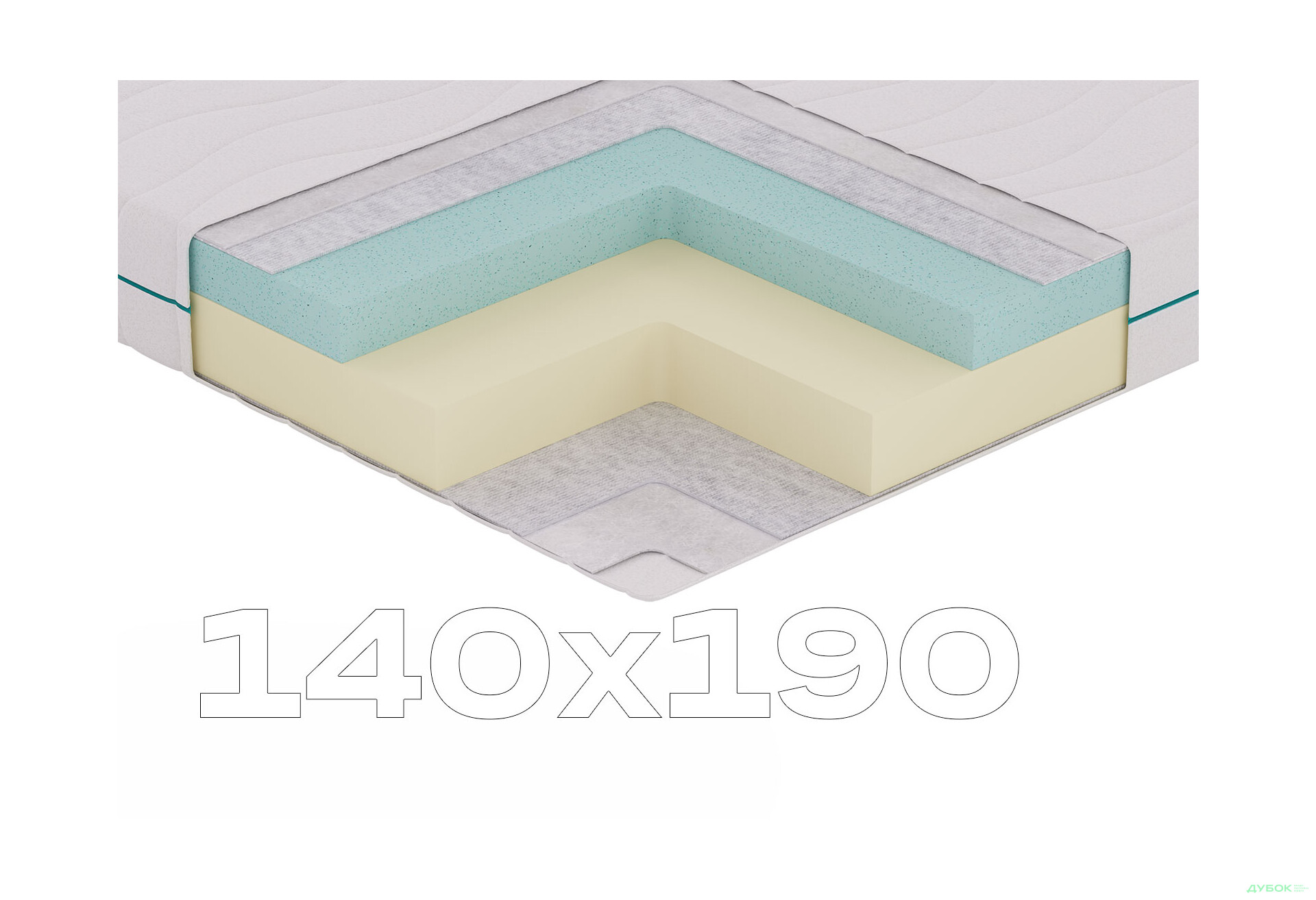 Матрац MemoBreeze / Мемобріз 140х190 Sleep Zone - Зображення 1 Зображення 1 - Матрац MemoBreeze / Мемобріз 140х190 Sleep Zone