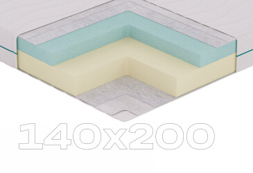 Матрац MemoBreeze / Мемобріз 140х200 Sleep Zone
