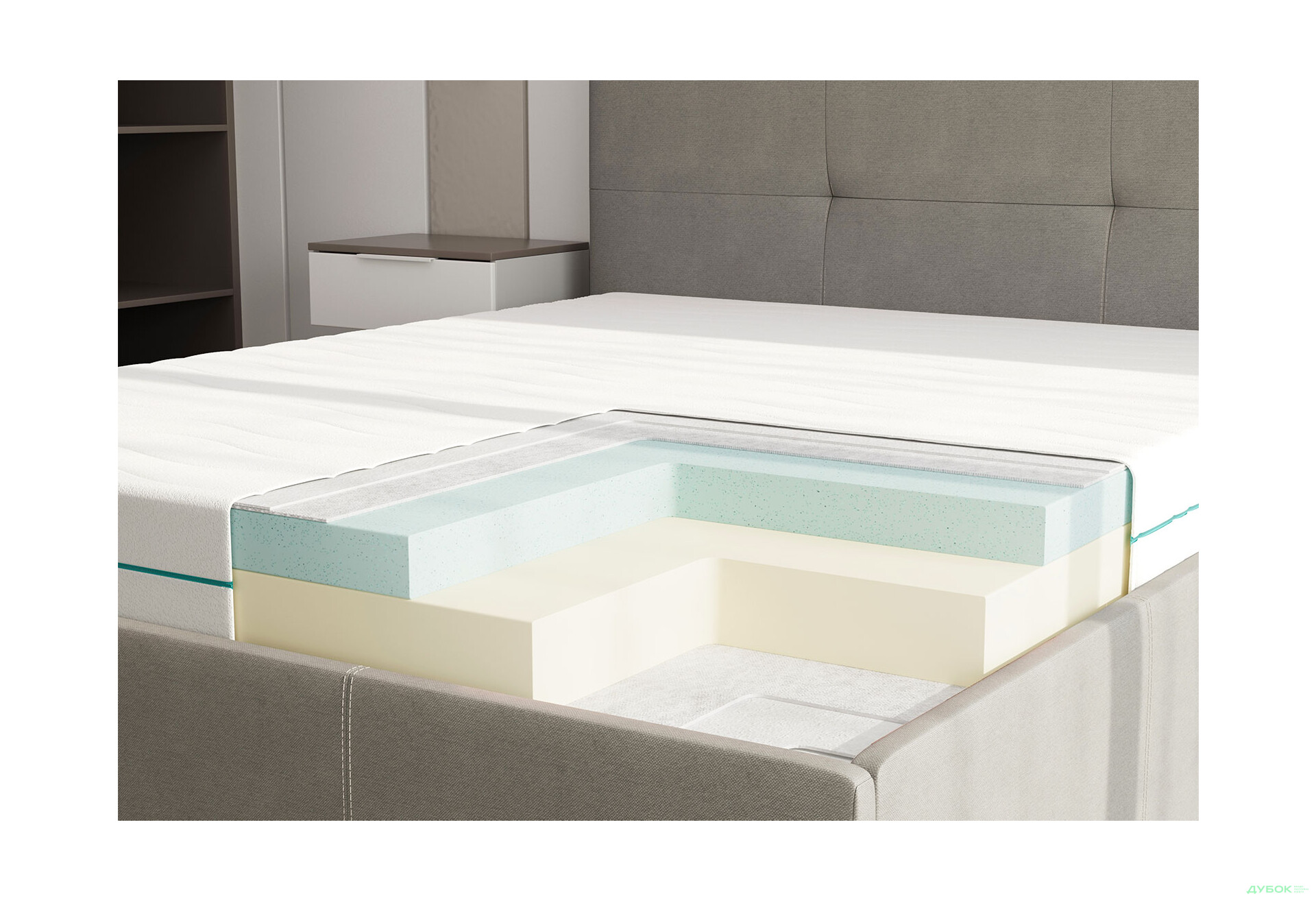 Матрац MemoBreeze / Мемобріз 120х200 Sleep Zone - Зображення 4 Зображення 4 - Матрац MemoBreeze / Мемобріз 120х200 Sleep Zone