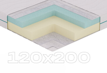 Матрац MemoBreeze / Мемобріз 120х200 Sleep Zone