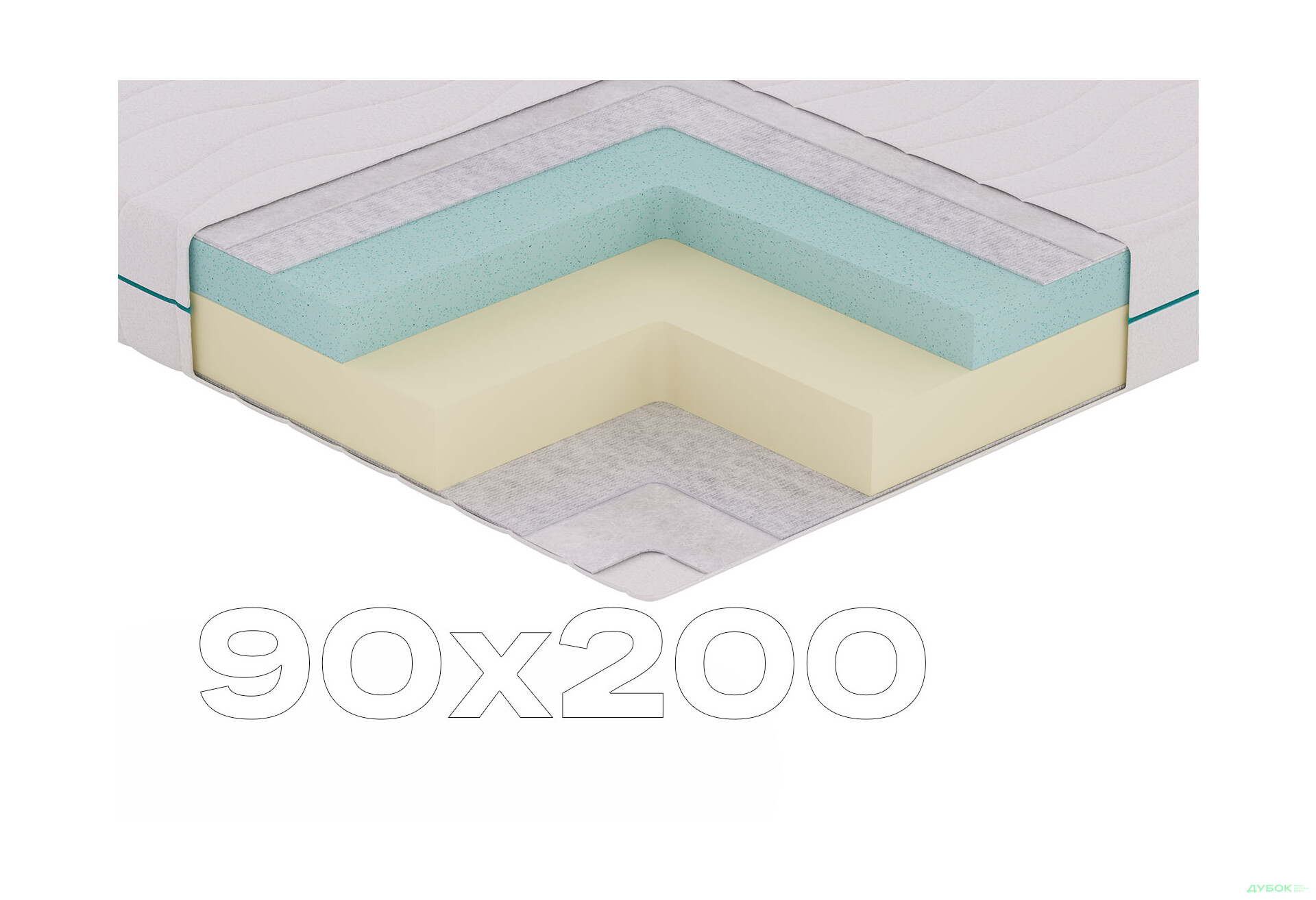 Матрас MemoBreeze / Мемобриз 90х200 Sleep Zone - Изображение 1 Изображение 1 - Матрас MemoBreeze / Мемобриз 90х200 Sleep Zone