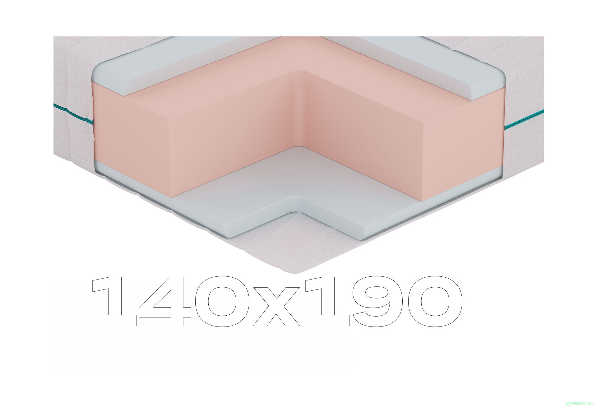 Матрац NanoDream / Нанодрім 140х190 Sleep Zone - Зображення 1 Зображення 1 - Матрац NanoDream / Нанодрім 140х190 Sleep Zone