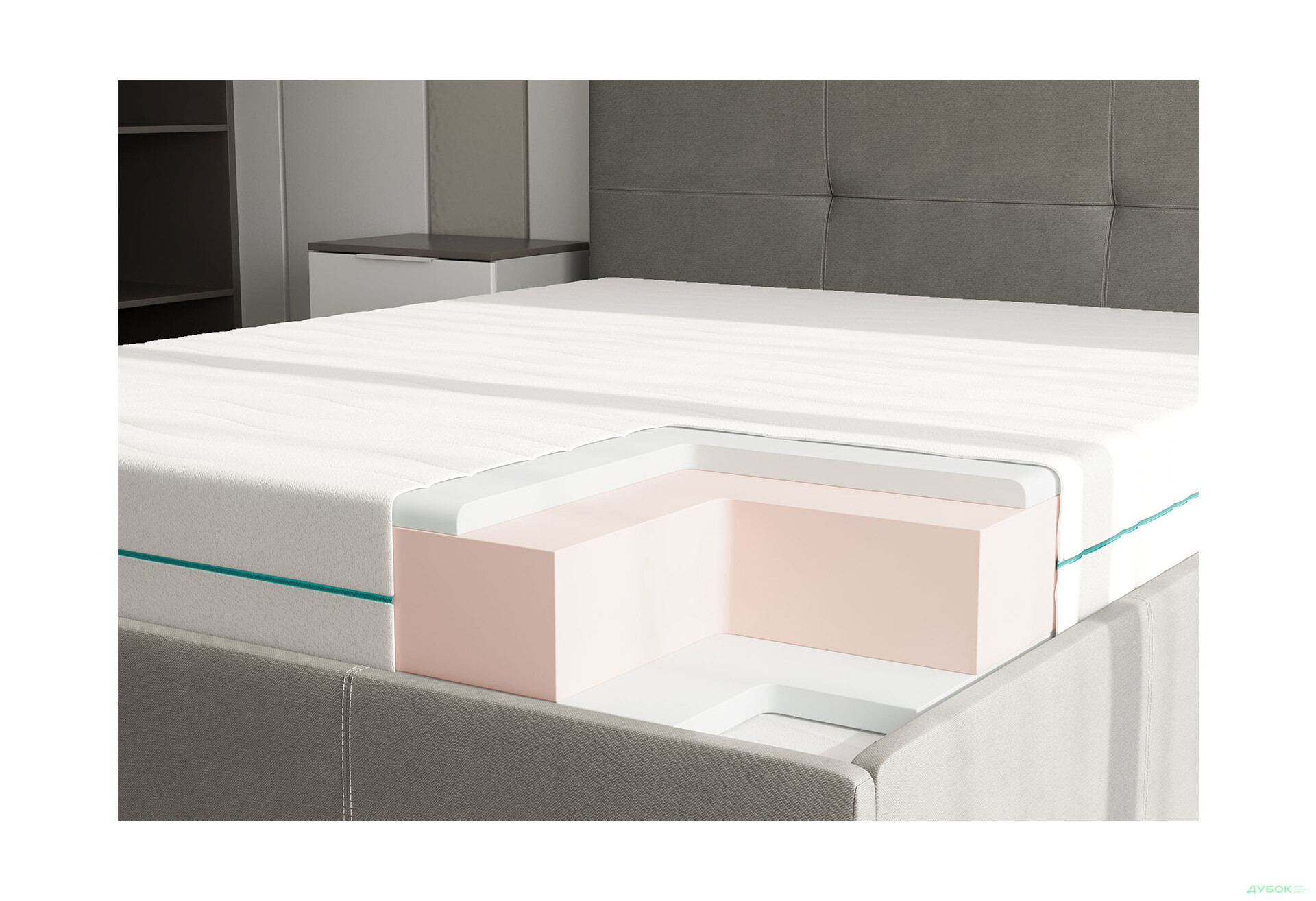 Матрац NanoDream / Нанодрім 120х200 Sleep Zone - Зображення 3 Зображення 3 - Матрац NanoDream / Нанодрім 120х200 Sleep Zone