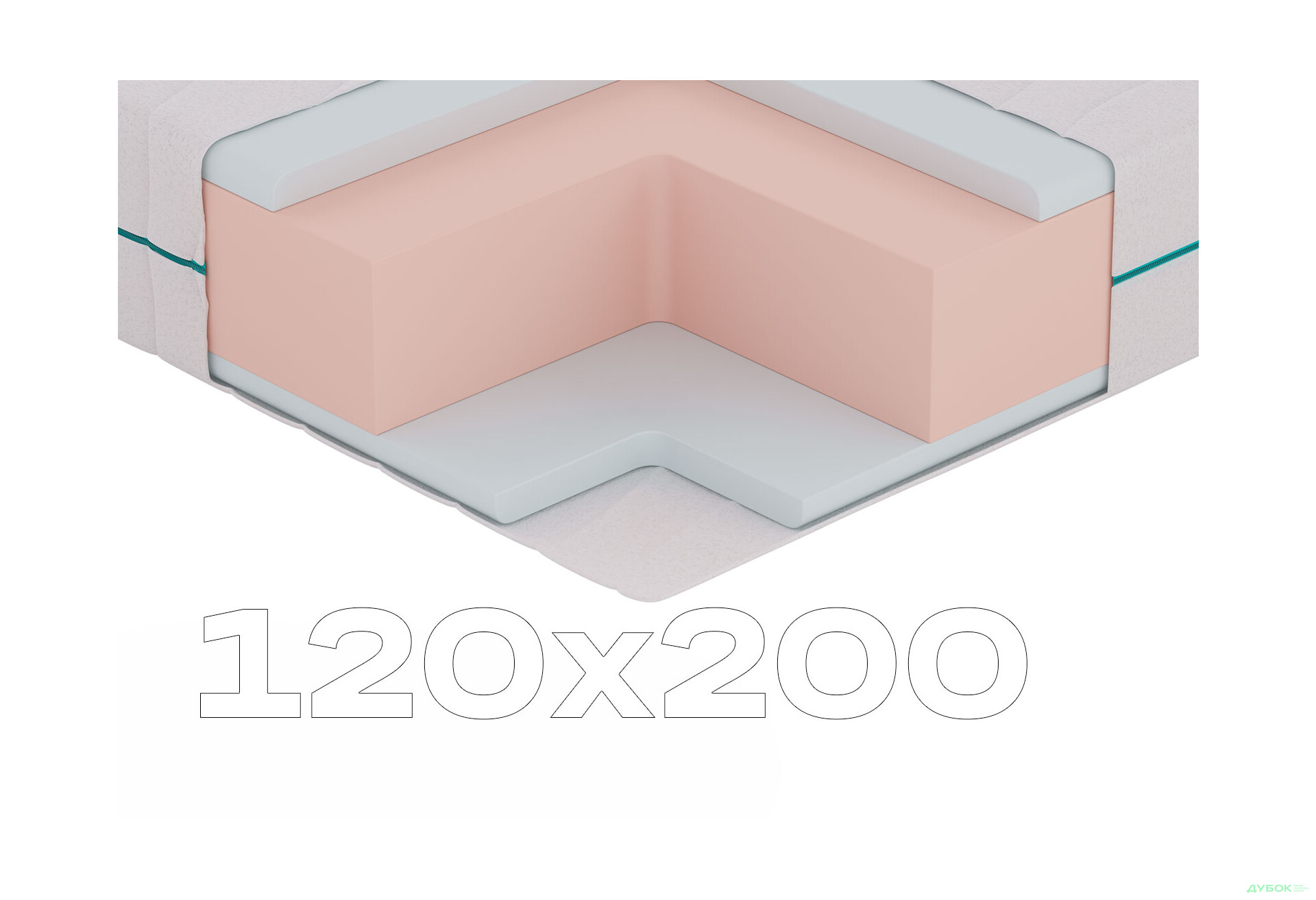 Матрац NanoDream / Нанодрім 120х200 Sleep Zone - Зображення 1 Зображення 1 - Матрац NanoDream / Нанодрім 120х200 Sleep Zone