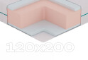 Матрац NanoDream / Нанодрім 120х200 Sleep Zone - Зображення 1 Зображення 1 - Матрац NanoDream / Нанодрім 120х200 Sleep Zone